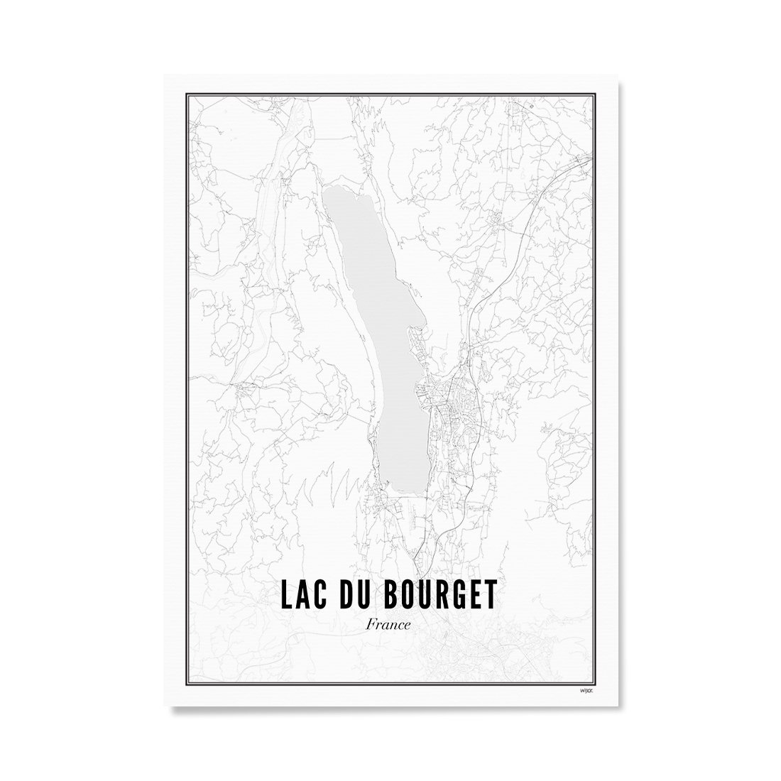 Poster van Meer van Le Bourget | WIJCK. 